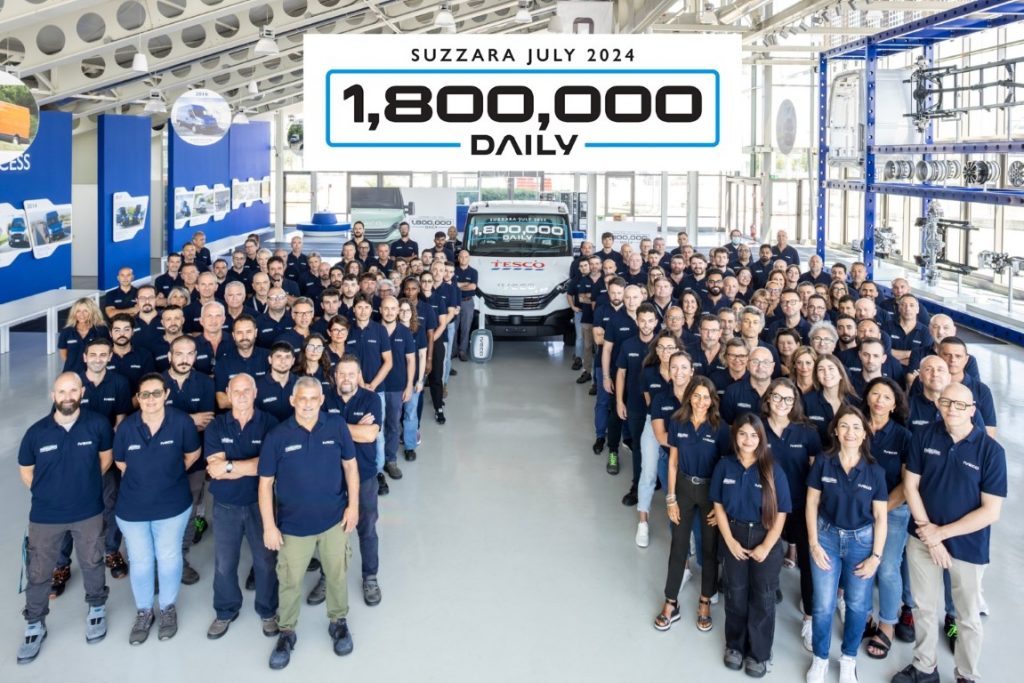 IVECO viert belangrijke mijlpaal met de 1.800.000e Daily